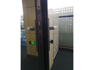 Puerta de aluminio reforzada ES70