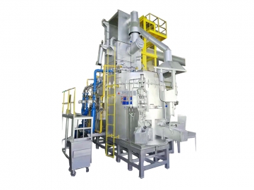 Horno tipo torre de fundición y mantenimiento de aluminio para fundición de presión