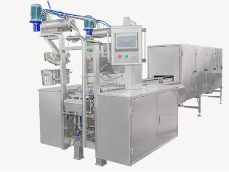 Línea de producción de gomitas depositadas, GD150Q