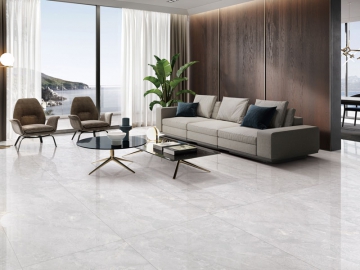 Porcelanato símil mármol- Carrara Grey
