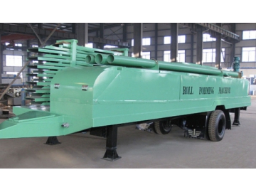 Máquina formadora de techos curvos de acero BH-914-400
