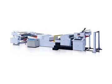Máquina barnizadora UV parcial de alta velocidad