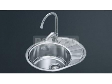 Fregadero de una tina de acero inoxidable con escurridor BL-904