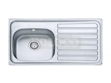 Fregadero de cocina de una tina de acero inoxidable BL-955