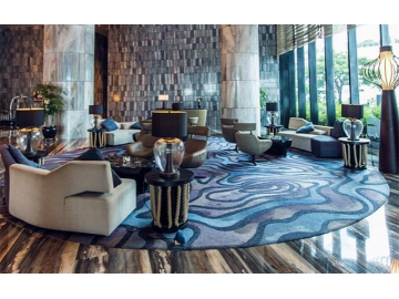 Baldosas de prcelana efecto mármol para el Hotel Hilton Shekou
