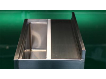 Depósito para hielo de acero inoxidable