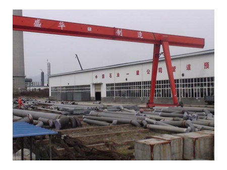 Construcción y funcionamiento del taller de fabricación de tuberías