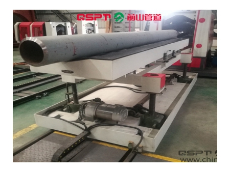 Sistema de transporte de tuberías para la máquina de biselado de extremo