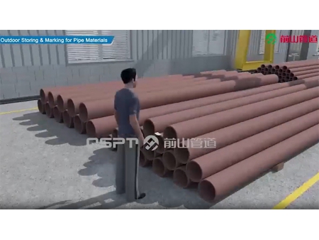 Línea de producción de carretes de tubería prefabricados con transportador modular