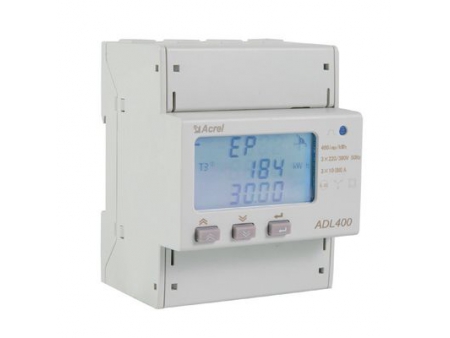 Contador de Energía Eléctrica en Riel DIN, ADL400; Medidor de Energía en Riel DIN