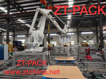 Robot Paletizador; Paletizadora Robotizada; Sistema de Paletizado Robotizado