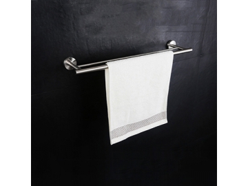 Toallero barral doble de acero inoxidable  SW-TR001