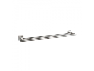 Toallero barral doble de acero inoxidable  SW-TR002