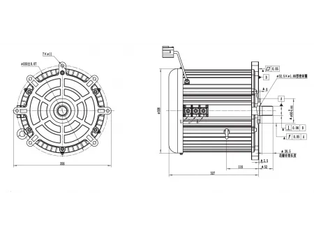 Motor de tracción 23000W (sin escobillas), TR260BXF