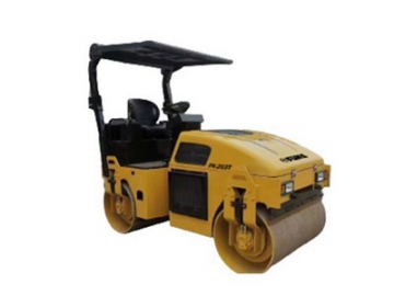 Compactador vibratorio de doble tambor, FK-203T, Rodillo compactador, Apisonadora