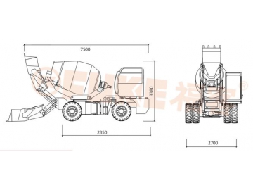 Autohormigonera / Hormigonera autocargable, FK33-40