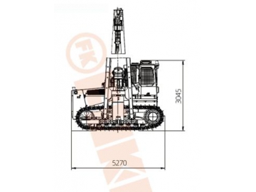 Tractor de orugas / Tractor sobre orugas, FK14-150T