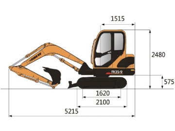 Mini excavadora, FK35-9