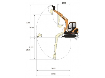 Mini excavadora, FK35-9