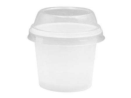 Vaso con tapa IML de 320ml (para yogur), CX129