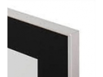 Puerta larga de gabinete de vidrio con marco de aluminio