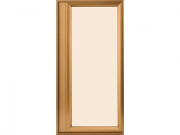 Puerta de gabinete de vidrio con marco de aluminio, Estilo Danangu