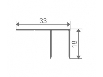 Pista para puerta corredera/corrediza de aluminio