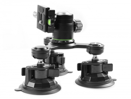 Soporte de triple ventosa para cámara, SC-B3, Soporte para cámara DSLR