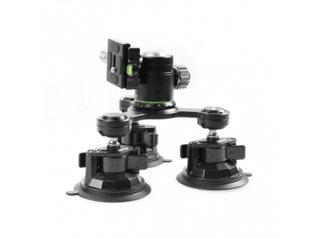 Soporte de triple ventosa para cámara, SC-B3, Soporte para cámara DSLR