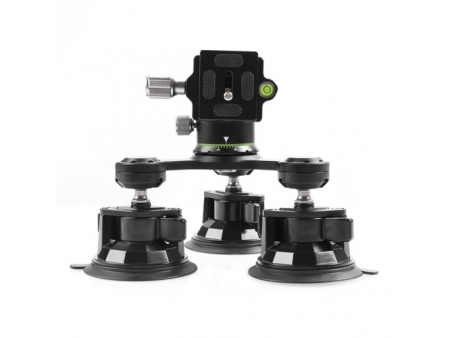 Soporte de triple ventosa para cámara, SC-B3, Soporte para cámara DSLR