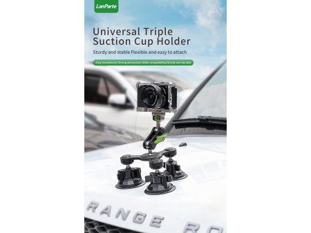 Soporte de triple ventosa para cámara, SC-B3, Soporte para cámara DSLR