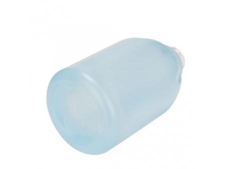 Botella para Perfume, Ovalada en Color Azul