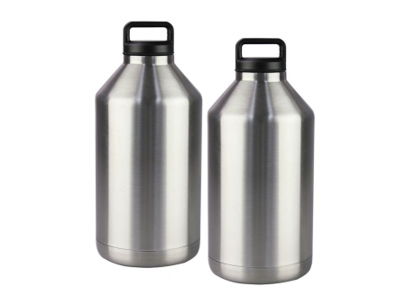Growler de 3.8L de Doble Pared con Boca Ancha y Tapa Chug