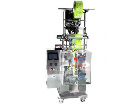 Máquina formadora, llenadora y selladora automática de paquetes de productos granulados