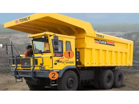 Camión volquete todoterreno diésel de 60 - 70 toneladas, con transmisión automática