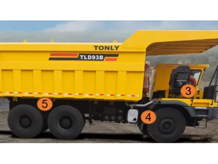 Camión volquete todoterreno diésel de 60 - 70 toneladas, con transmisión automática