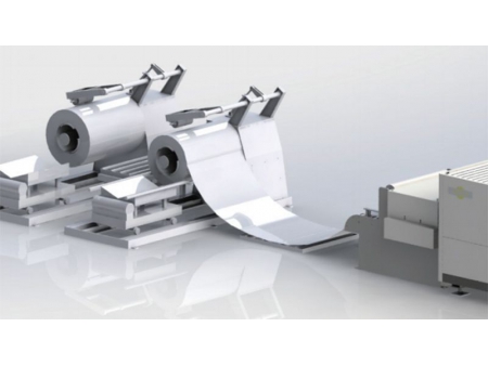 Línea de corte láser alimentada por bobina