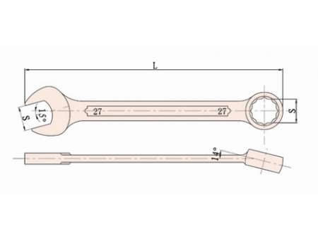 Llave combinada antichispas 135