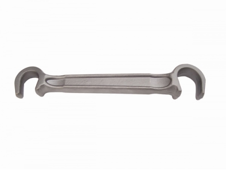 Llave tipo doble C de acero cromado 3327