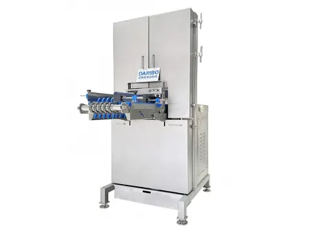 Sierra de cinta automática para carne congelada (en 5 trozos)