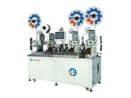 Máquina crimpadora automática de terminales multicable multifuncional