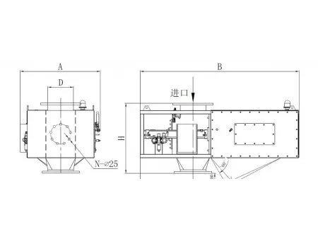 Separador magnético rotativo automático