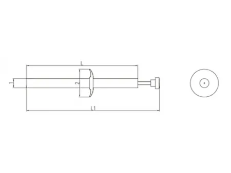 Varita de viruta magnética (receptor magnético)