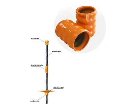 Adaptador para barra helicoidal para sistema de perforación de roca