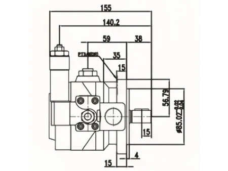 Serie HVP  Bomba de paletas de desplazamiento variable de presión media