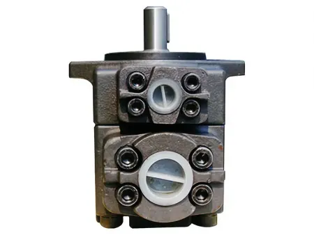 Bomba de paletas de desplazamiento fijo de alta presión