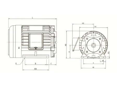 Motores eléctricos de eje hueco para bombas hidráulicas