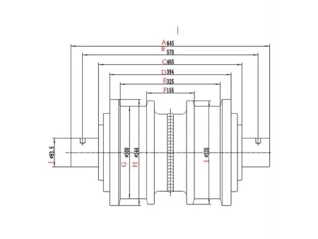 Rodillo inferior D475