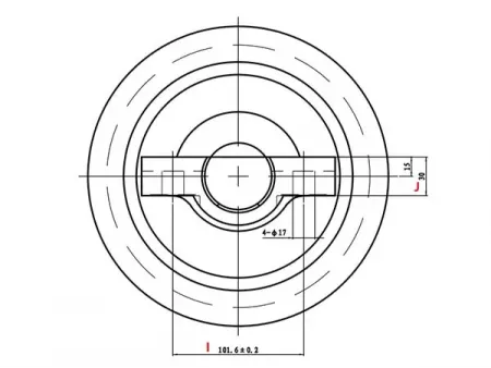 Rodillo inferior para bulldozer Caterpillar D5B
