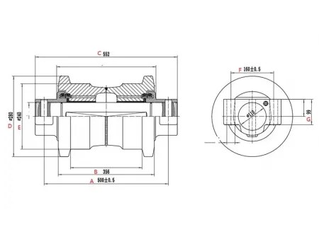 Rodillo inferior para excavadora Volvo EC700